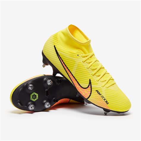 nike mercurial superfly fg fußballschuhe schwarz weiß hyper punch gelb|Nike mercurial superfly.